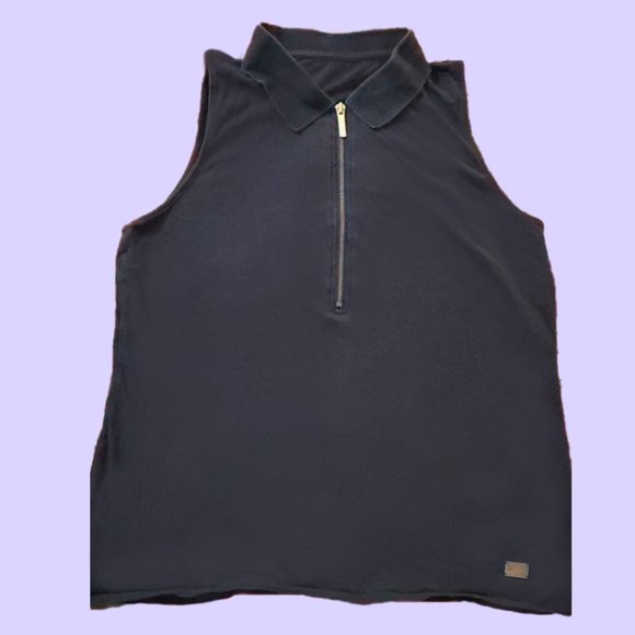 MICHAEL KORS Sleeveless Golf style Shirt polo - Picture 1 of 3